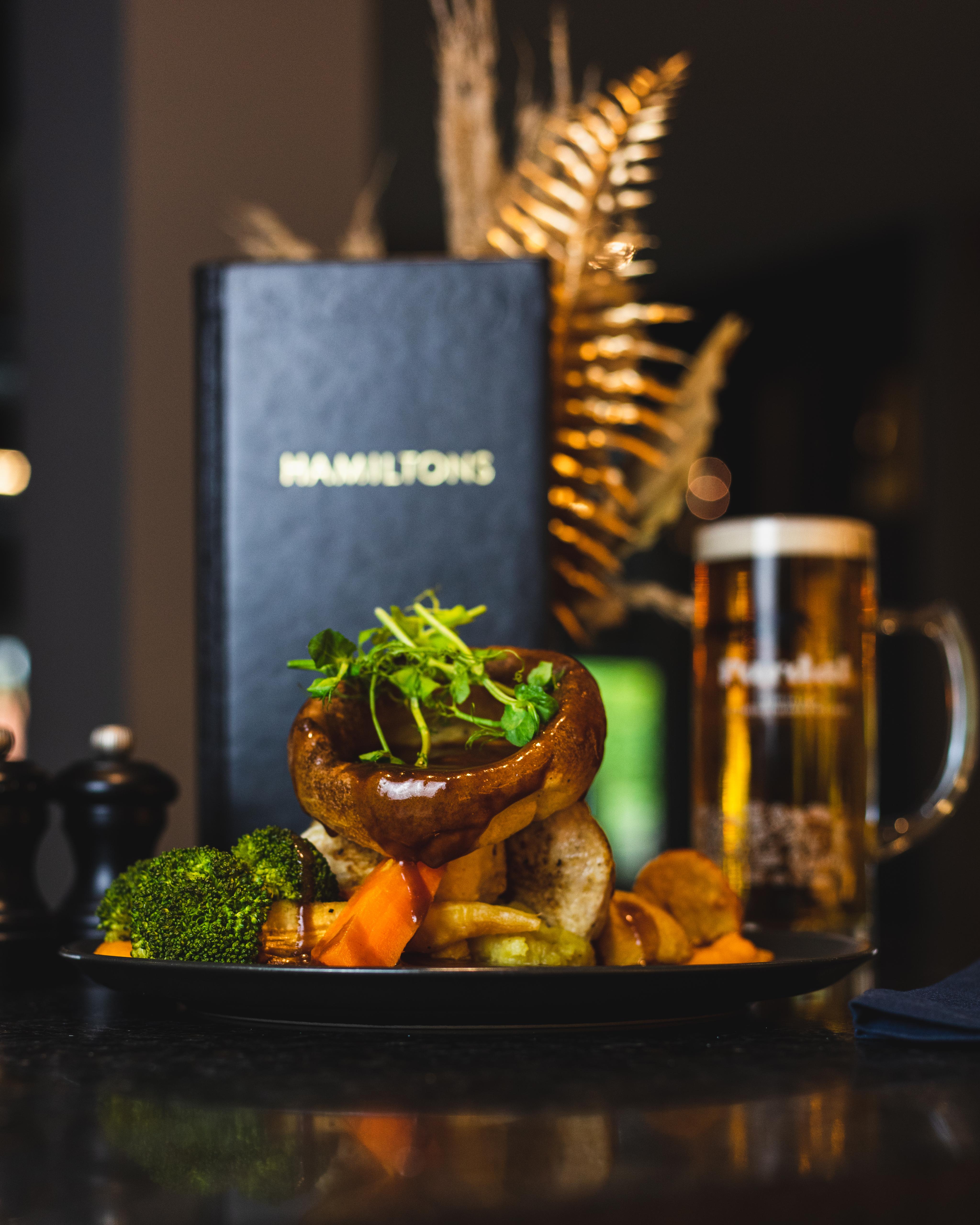 Sunday Lunch at Hamiltons Whitefield Manchester
